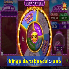 bingo da tabuada 5 ano