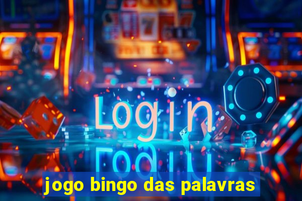 jogo bingo das palavras