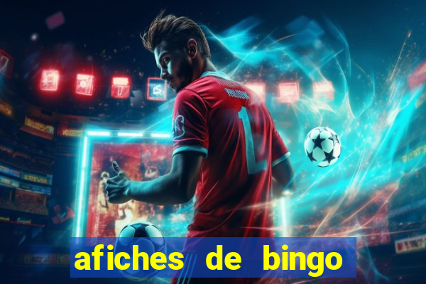 afiches de bingo para editar