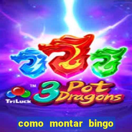 como montar bingo brinquedos toia