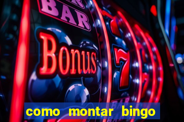 como montar bingo brinquedos toia