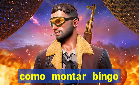 como montar bingo brinquedos toia