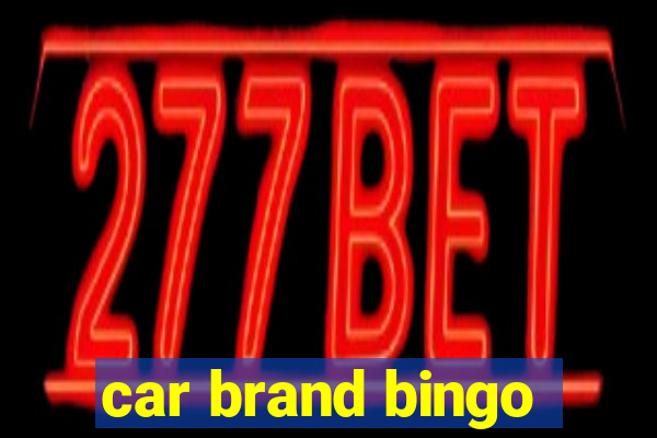 car brand bingo