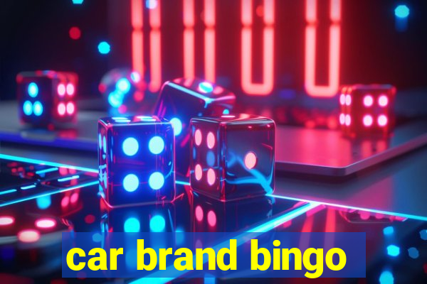 car brand bingo