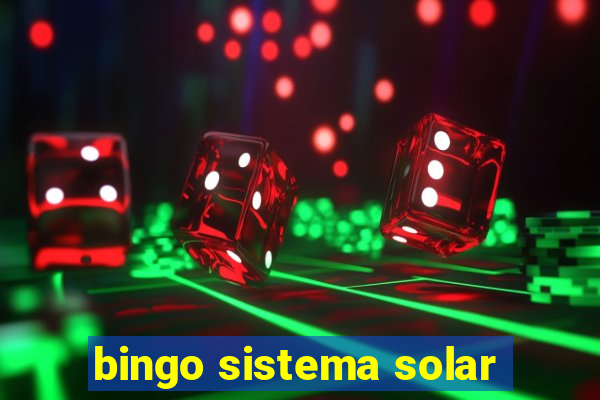 bingo sistema solar