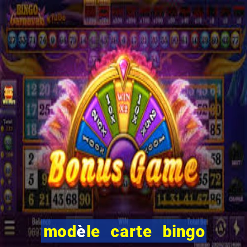 modèle carte bingo quarantaine gratuit