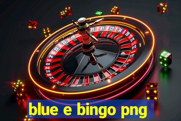 blue e bingo png