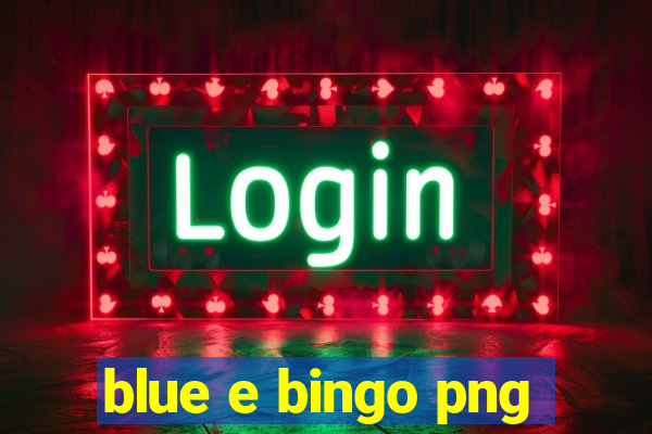 blue e bingo png