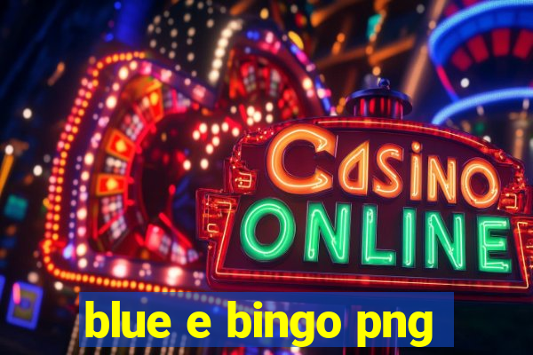 blue e bingo png