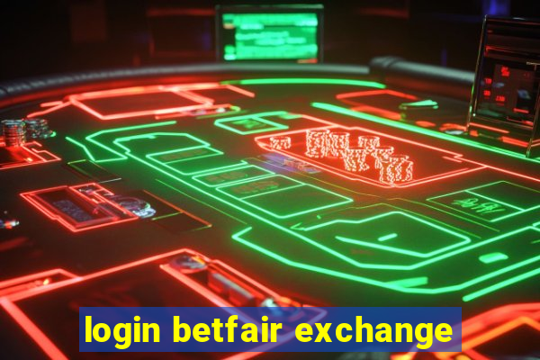 login betfair exchange