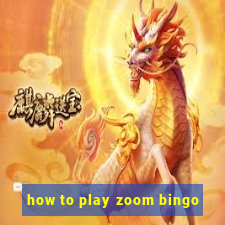 how to play zoom bingo