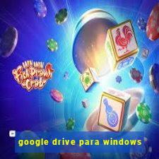 google drive para windows