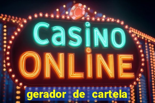 gerador de cartela de bingo