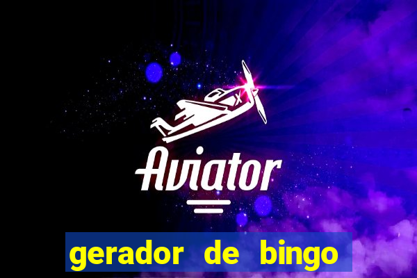 gerador de bingo cha de bebe