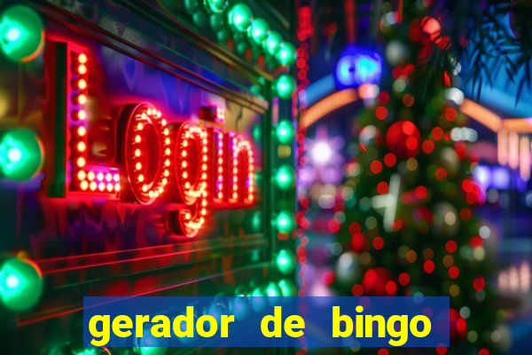 gerador de bingo cha de bebe