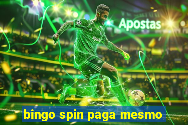 bingo spin paga mesmo