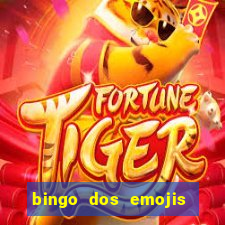 bingo dos emojis para imprimir