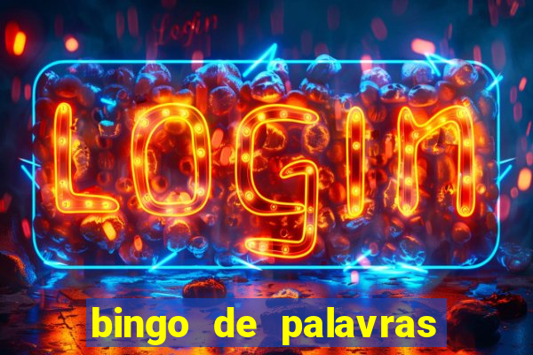 bingo de palavras de natal