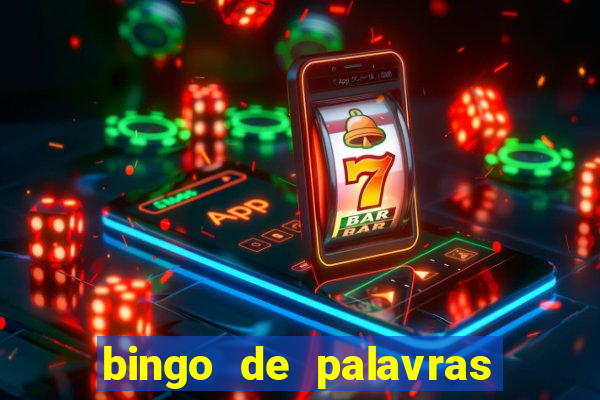 bingo de palavras de natal