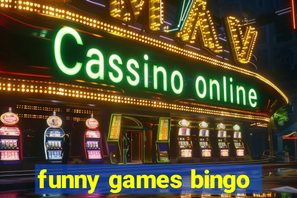 funny games bingo