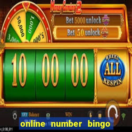 online number bingo card maker