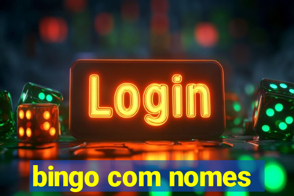 bingo com nomes