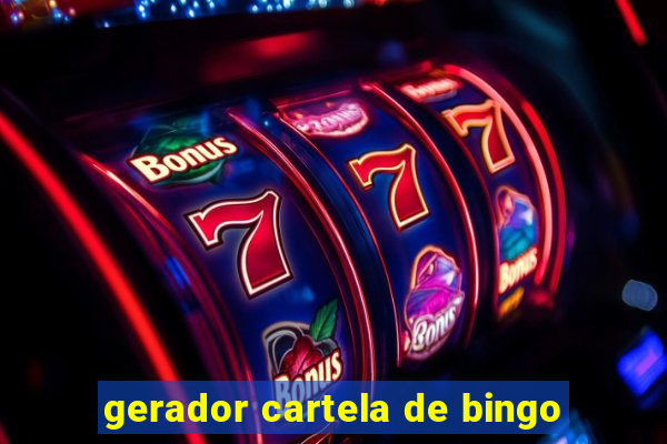 gerador cartela de bingo