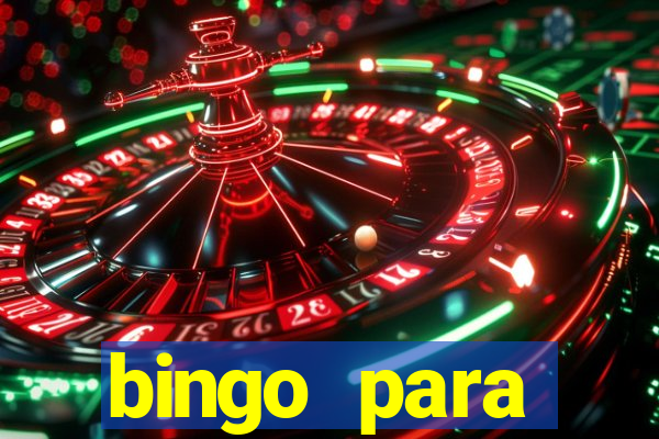 bingo para despedida de solteira para imprimir