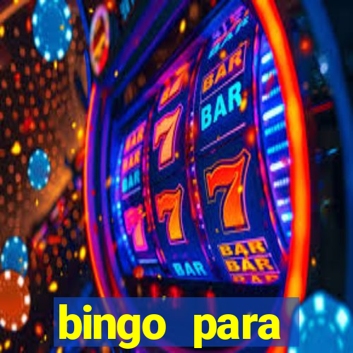 bingo para despedida de solteira para imprimir