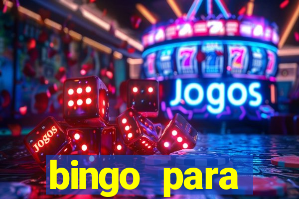 bingo para despedida de solteira para imprimir