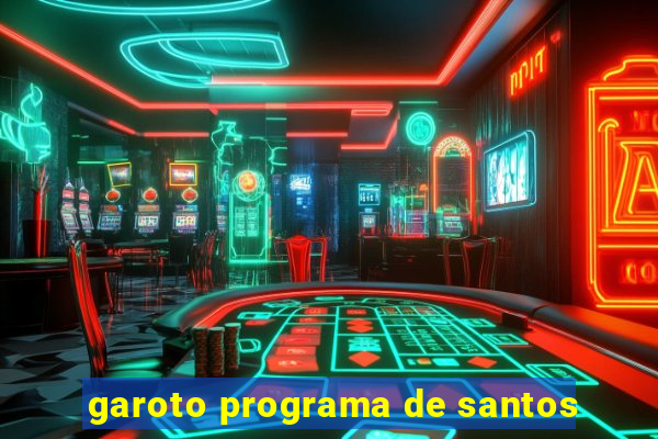 garoto programa de santos