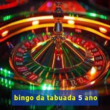 bingo da tabuada 5 ano