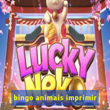 bingo animais imprimir