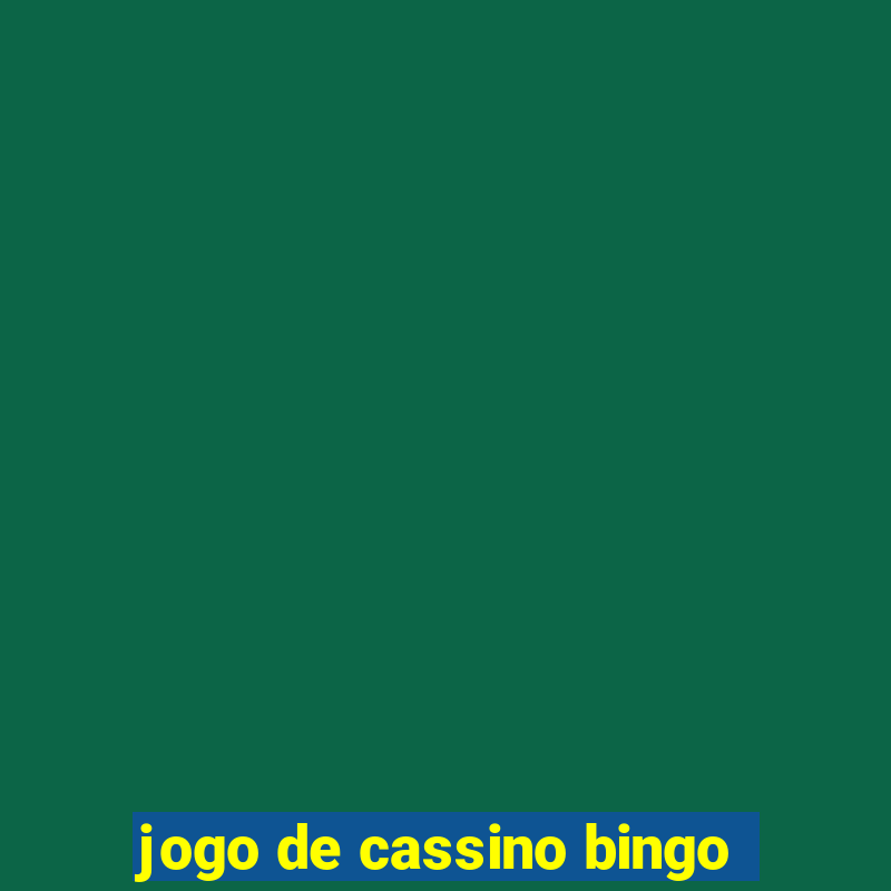 jogo de cassino bingo