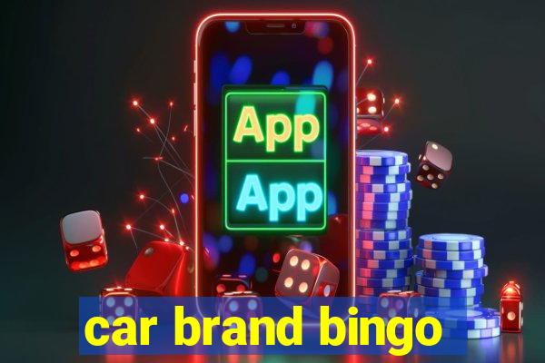 car brand bingo