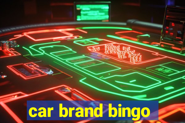 car brand bingo