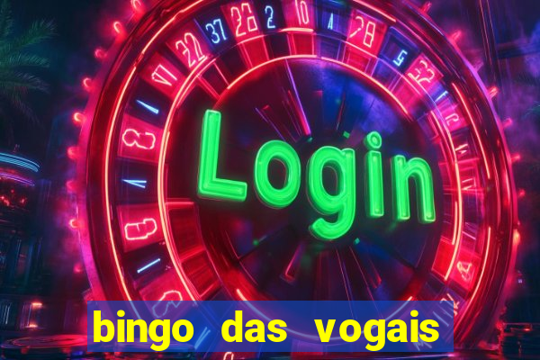 bingo das vogais colorido para imprimir