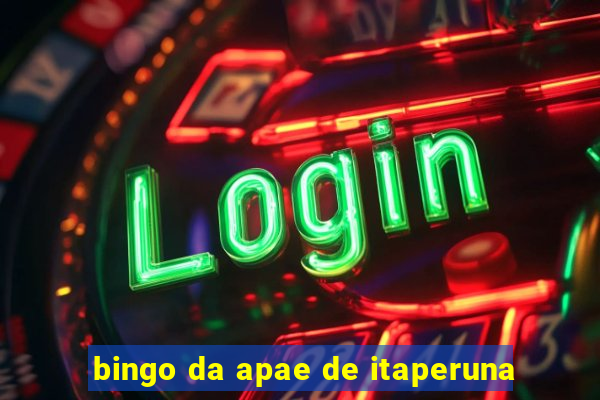 bingo da apae de itaperuna