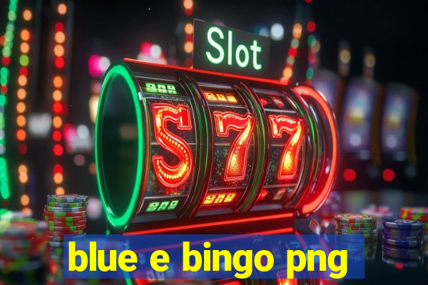 blue e bingo png