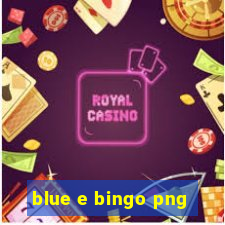 blue e bingo png