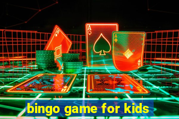 bingo game for kids