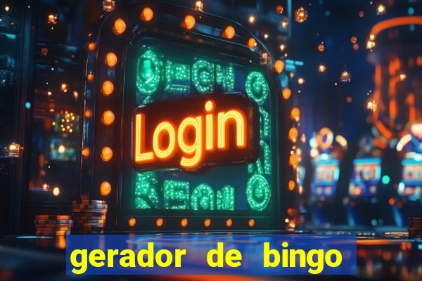 gerador de bingo cha de bebe