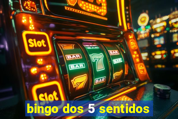 bingo dos 5 sentidos