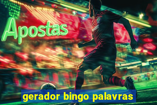 gerador bingo palavras