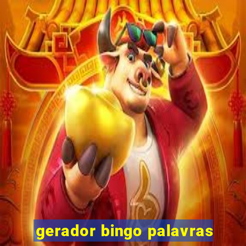 gerador bingo palavras