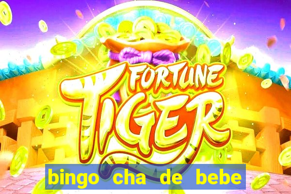 bingo cha de bebe cartelas para imprimir